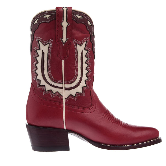 Tecovas Women's Jolene Crimson and Bone Vamp 11