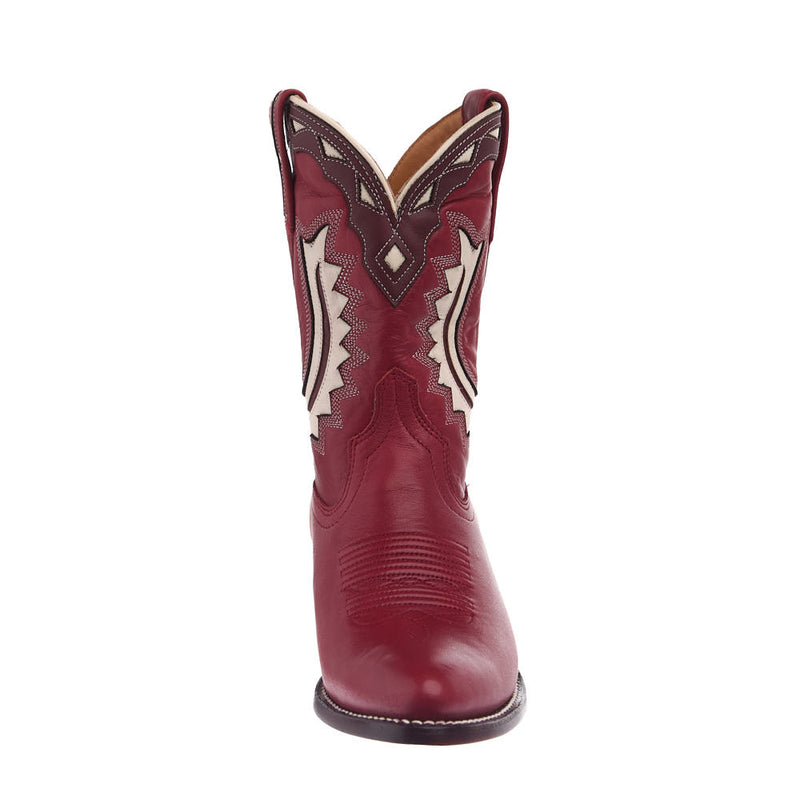 Tecovas Women's Jolene Crimson and Bone Vamp 11