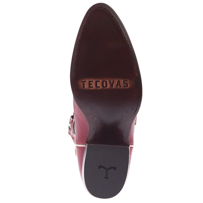 Tecovas Women's Jolene Crimson and Bone Vamp 11