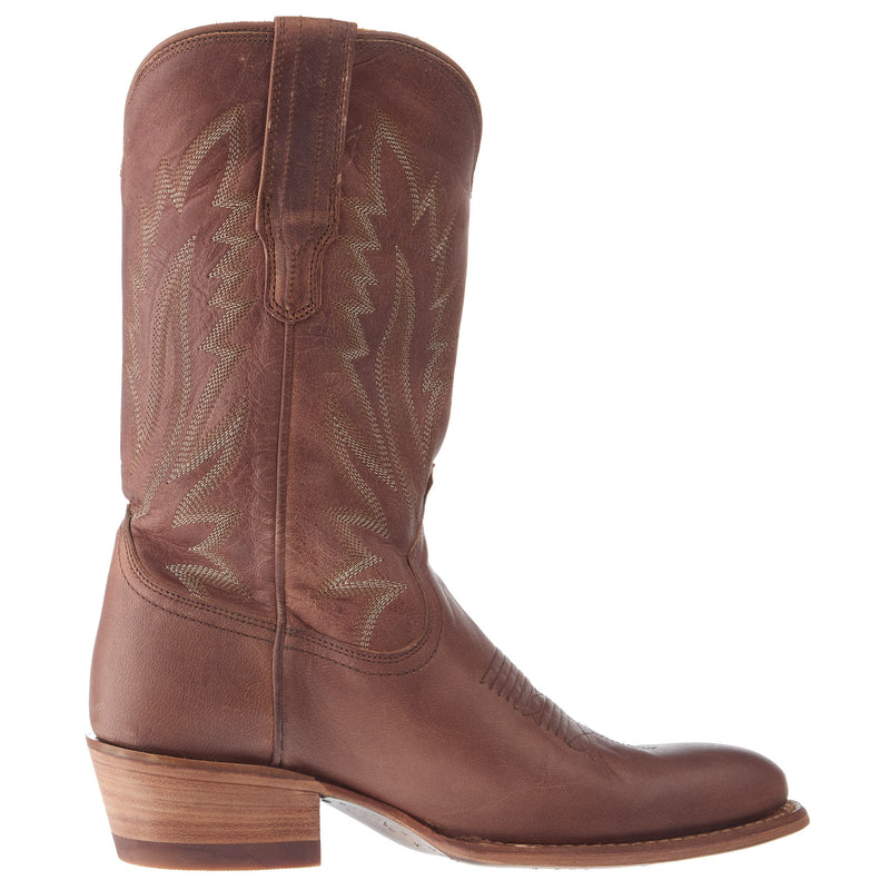 Tecovas Women`s Jamie Goat Scotch Vamp 11In Goat Scotch Top Boot