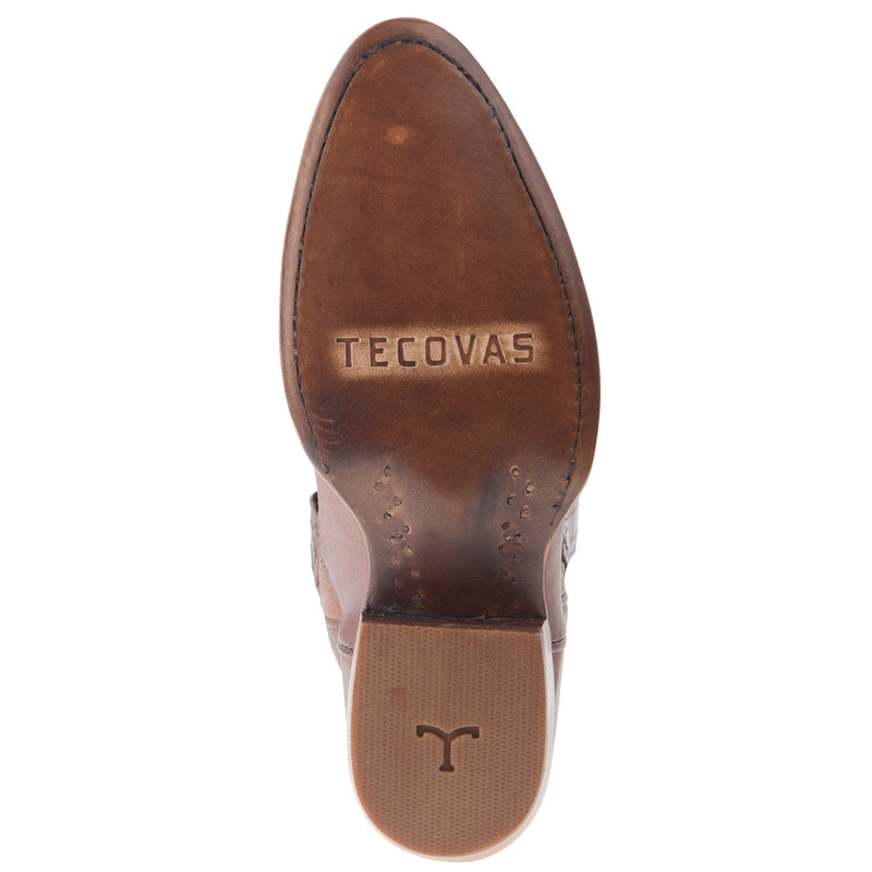 Tecovas Women`s Jamie Goat Scotch Vamp 11In Goat Scotch Top Boot