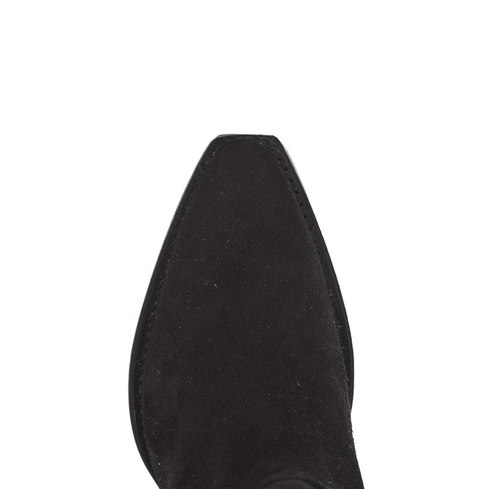 Tecovas Women's Bailey Midnight Suede Vamp 23In Midnight Suede Top Boot