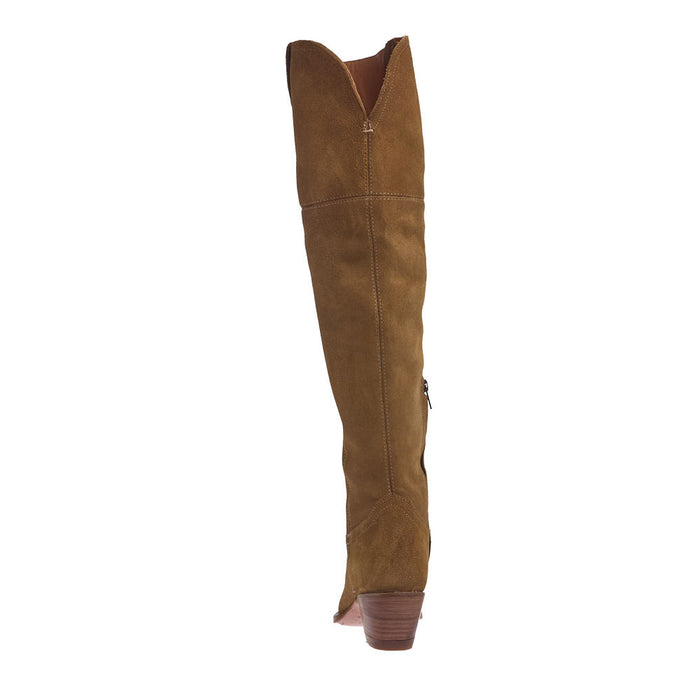 Tecovas Women's Bailey Sahara Suede Vamp 23In Sahara Suede Top Boot