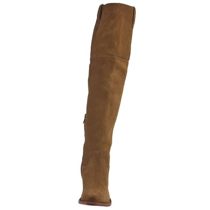 Tecovas Women's Bailey Sahara Suede Vamp 23In Sahara Suede Top Boot