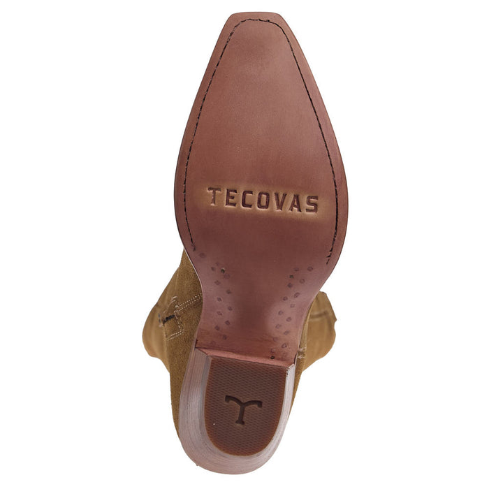 Tecovas Women's Bailey Sahara Suede Vamp 23In Sahara Suede Top Boot
