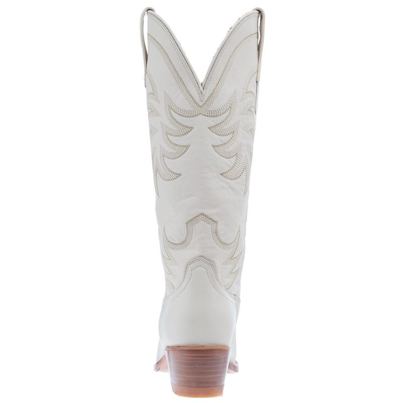 Tecovas Women`s Annie Bone Vamp 14In Bone Top Boot