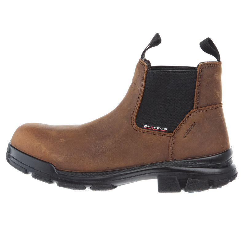 Wolverine Men`s Brown DuraShocks SR Icon Romeo CarbonMax Toe Work Boot