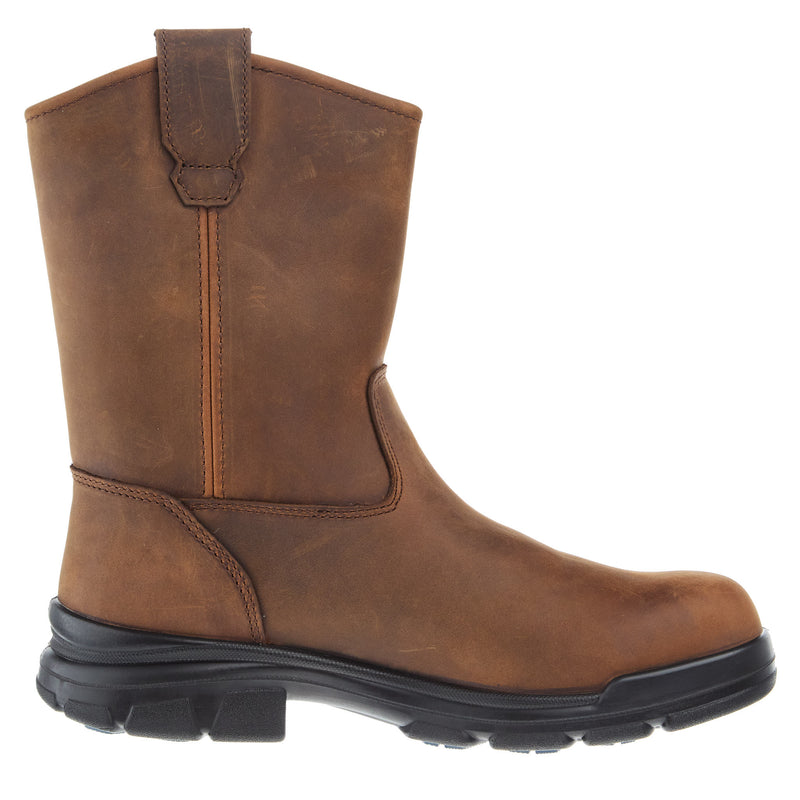 Wolverine Men`s Brown DuraShocks SR Icon 10In Wellington Top CarbonMax Work Boot