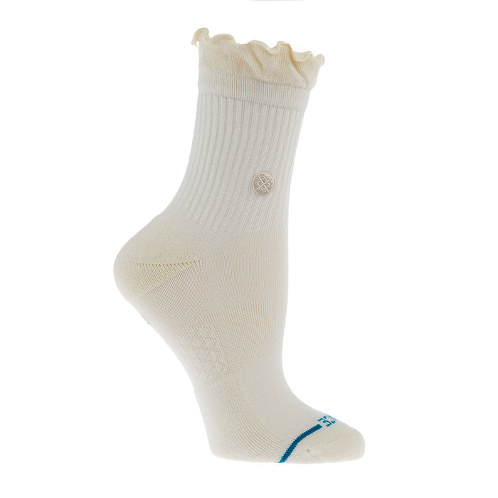 Stance Ladies Ruffle White ButterBlend Quarter Sock