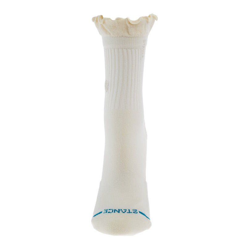 Stance Ladies Ruffle White ButterBlend Quarter Sock