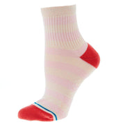 Stance Women's Anything QTR Peach Socks