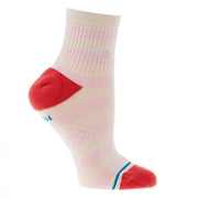 Stance Women's Anything QTR Peach Socks
