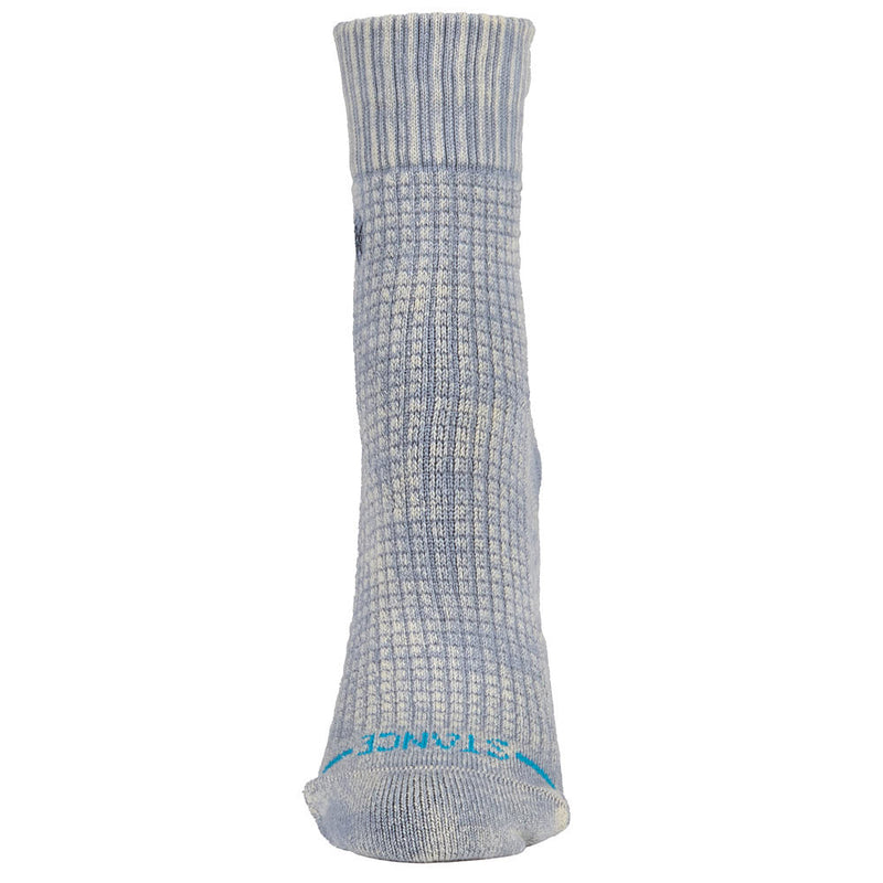 Stance Women's Solid Waffle Heather Grey Quarter Socks