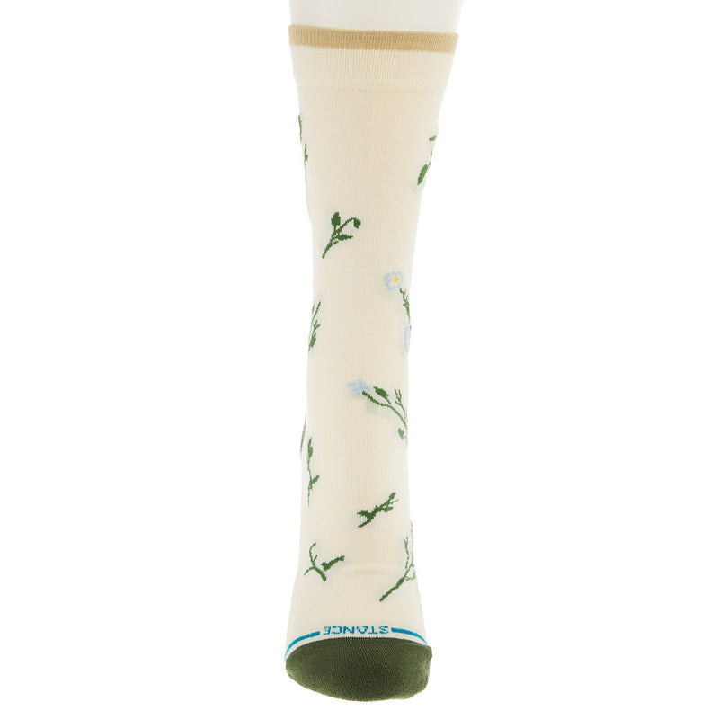 Stance Women's Wildflower Ivory Crew Socks