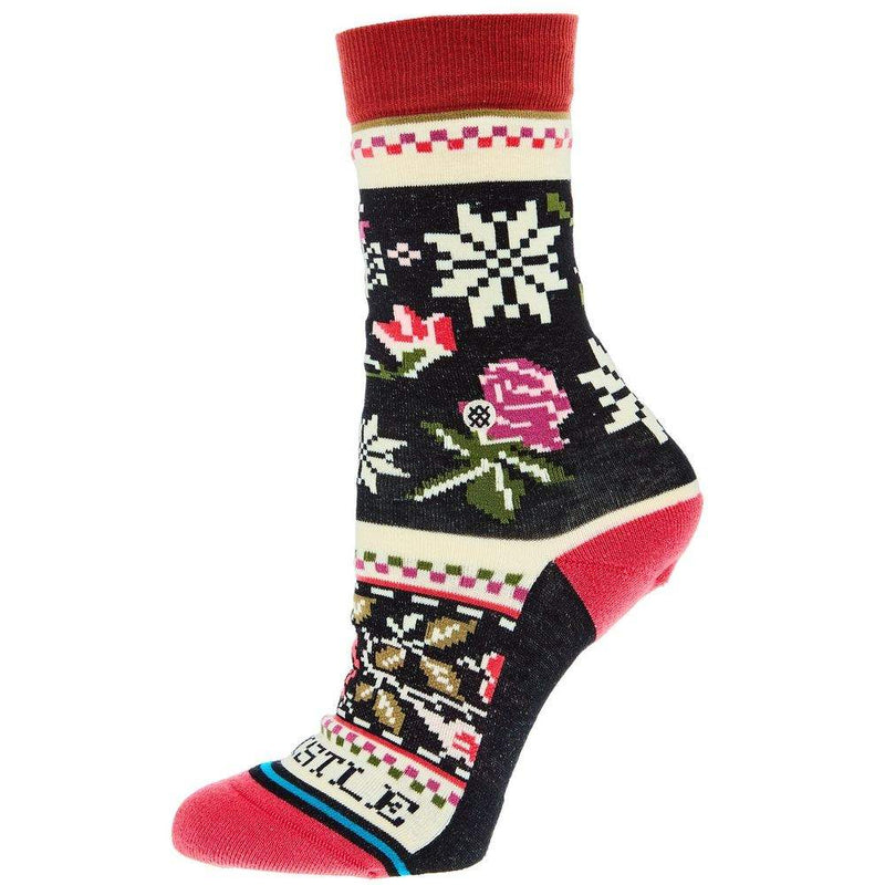 Stance Ladies Mistling Toes Casual Mid Cushion Crew Sock