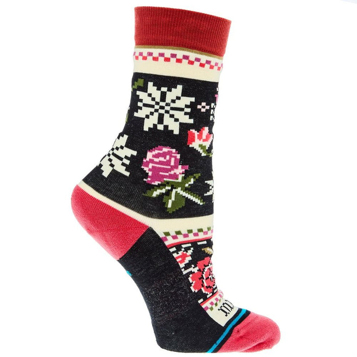 Stance Ladies Mistling Toes Casual Mid Cushion Crew Sock
