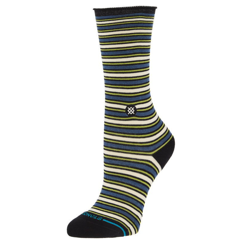 Stance Womens Fate Black Crew Socks