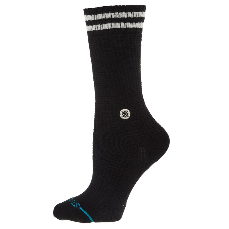 Stance Womens Waffles N Butter Black Butter Blend Crew Socks