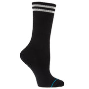 Stance Womens Waffles N Butter Black Butter Blend Crew Socks