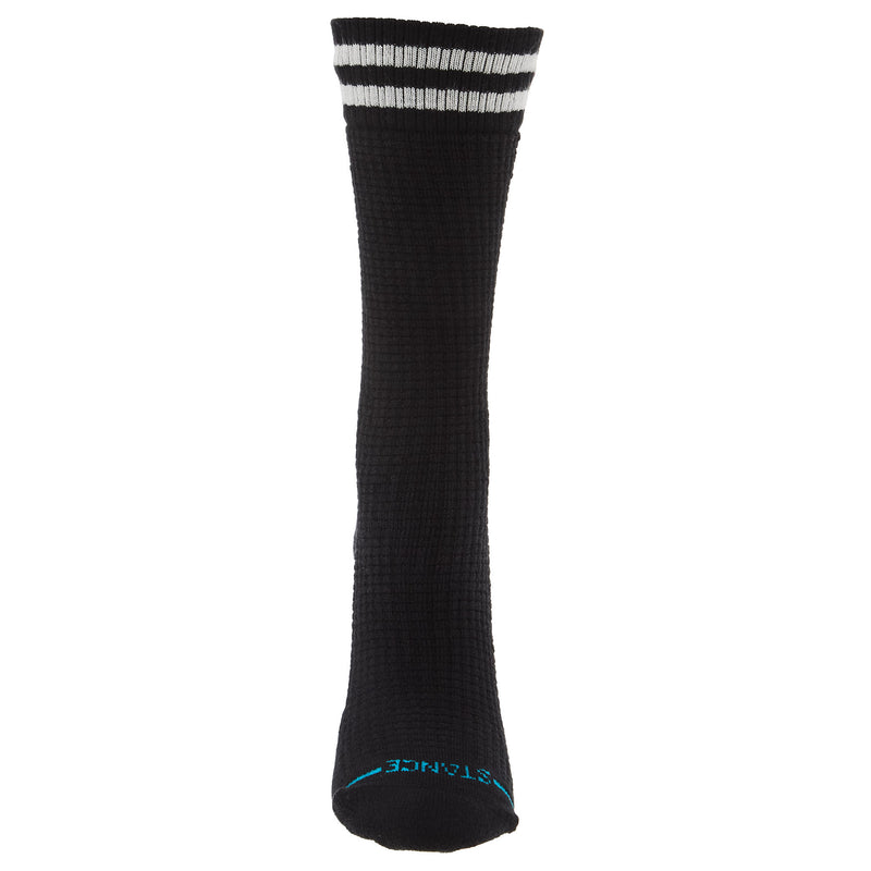 Stance Womens Waffles N Butter Black Butter Blend Crew Socks