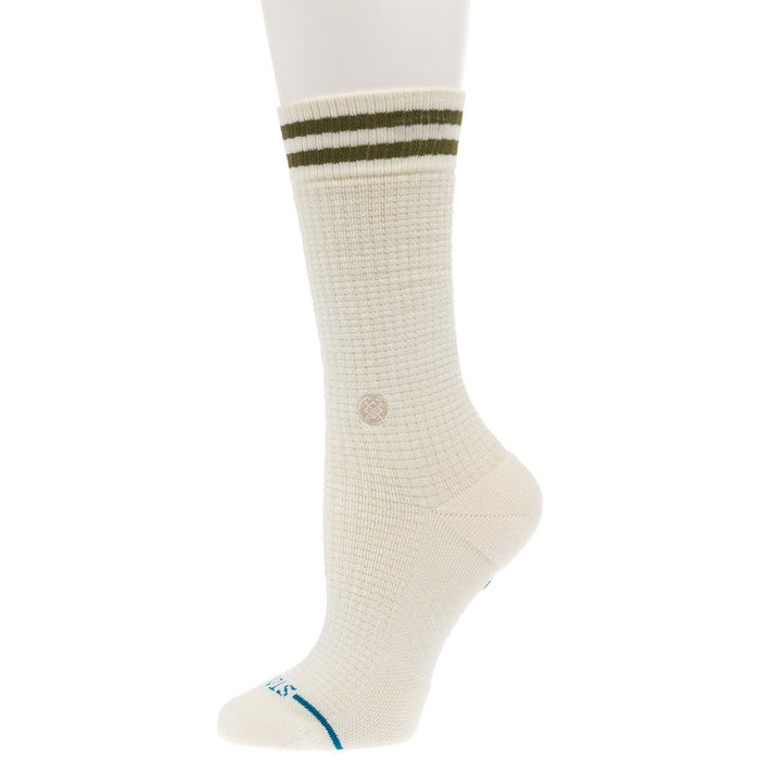 Stance Womens Waffles N Butter Ivory Crew Socks