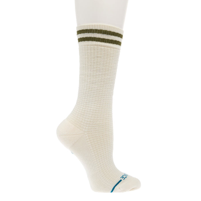 Stance Womens Waffles N Butter Ivory Crew Socks