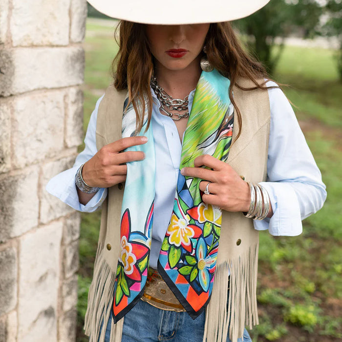 Fringe Scarves The Wait Long Tall