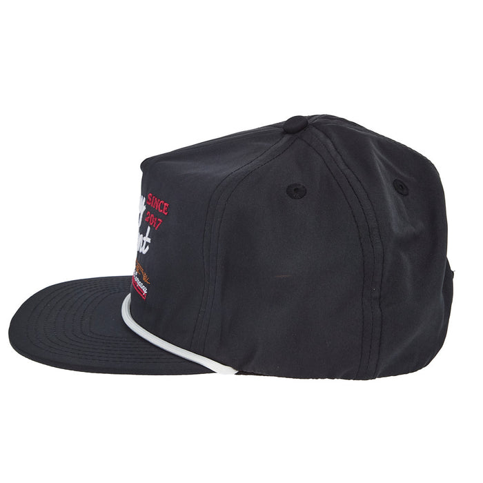 Whiskey Bent Hat Co Men's All American Black Cap