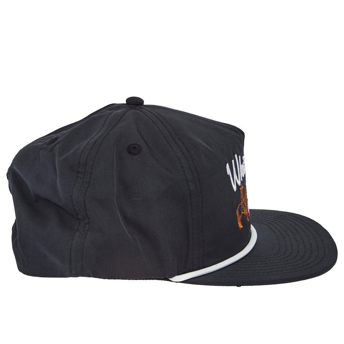 Whiskey Bent Hat Co Men's All American Black Cap