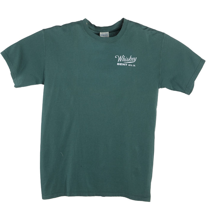 Whiskey Bent Hat Co Men's Green Bait & Tackle Tee Shirt