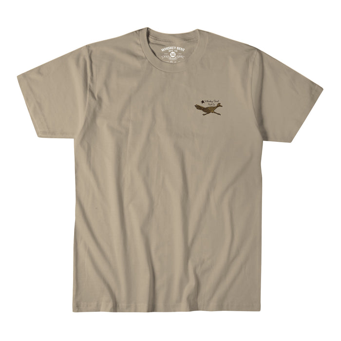 Whiskey Bent Hat Co Mens Tan Roadrunner Tee