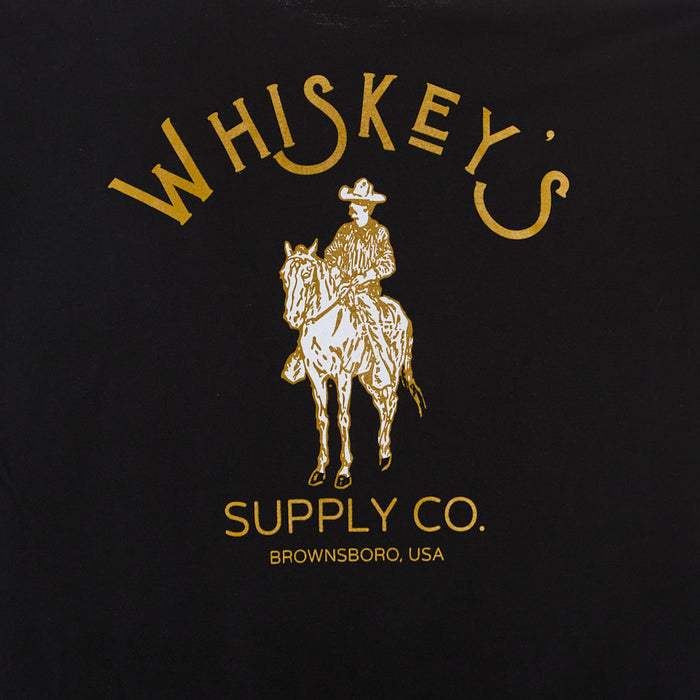 Whiskey Bent Hat Co Men's Supply Black Tee Shirt