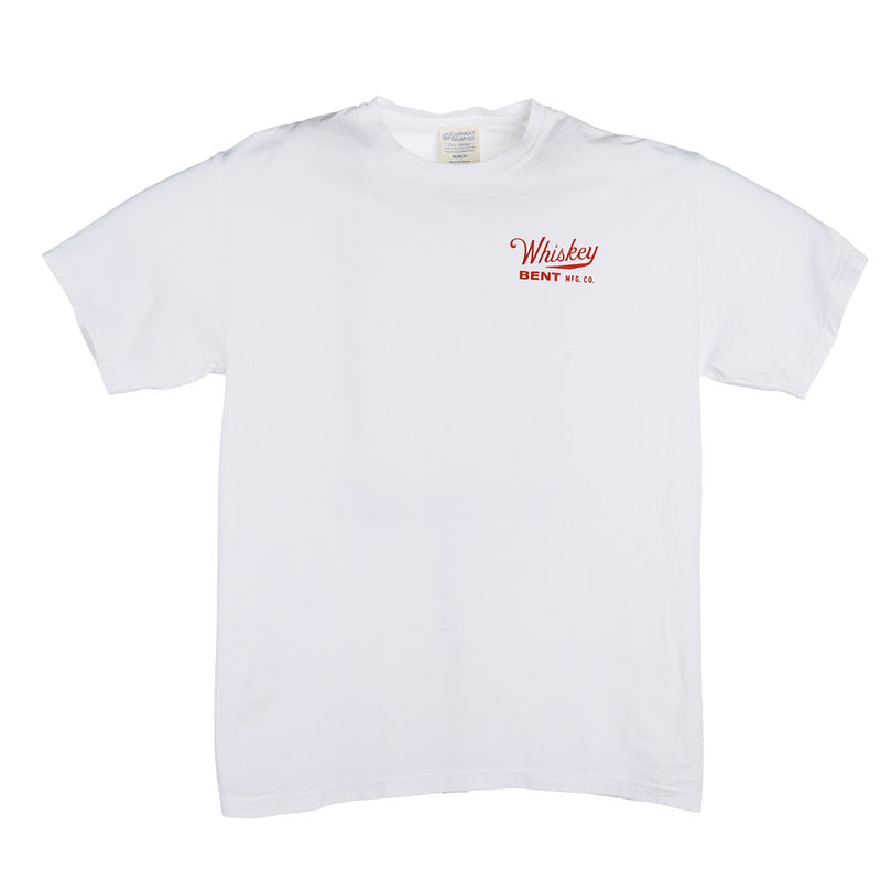 Whiskey Bent Hat Co Men's White Supply Co Tee Shirt
