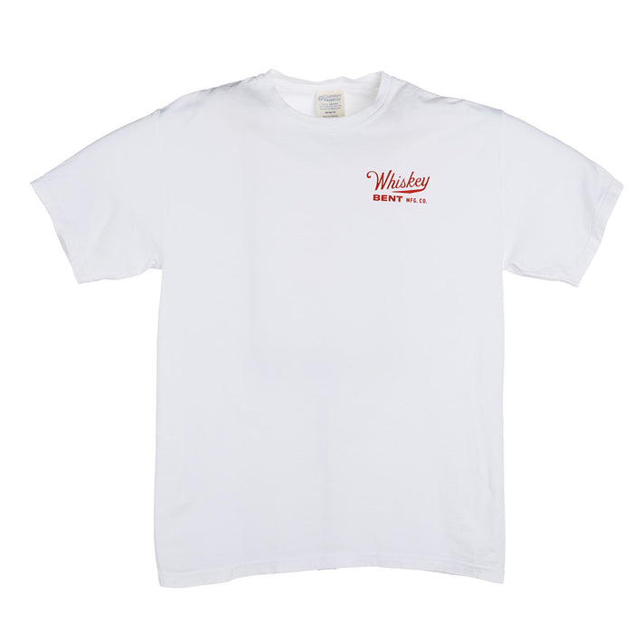 Whiskey Bent Hat Co Men's White Supply Co Tee Shirt