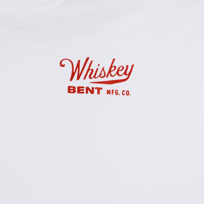 Whiskey Bent Hat Co Men's White Supply Co Tee Shirt