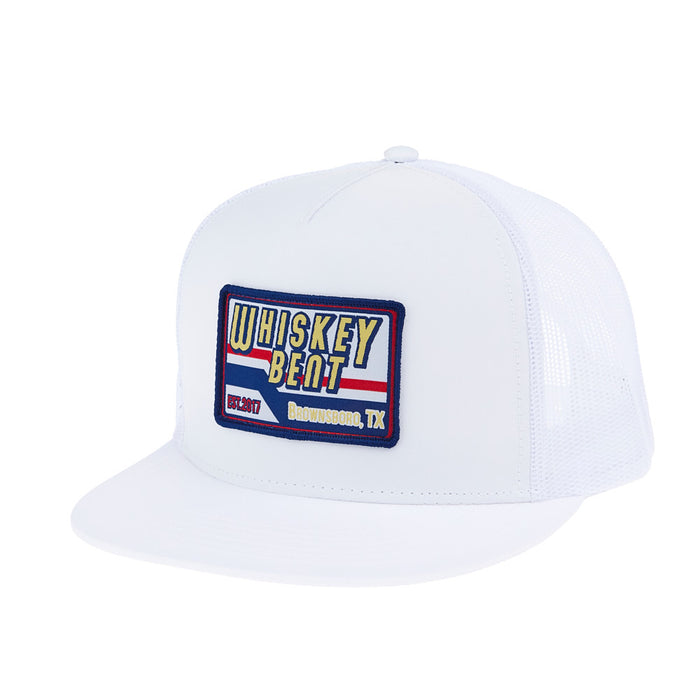 Whiskey Bent Hat Co Men's White Talladega Cap