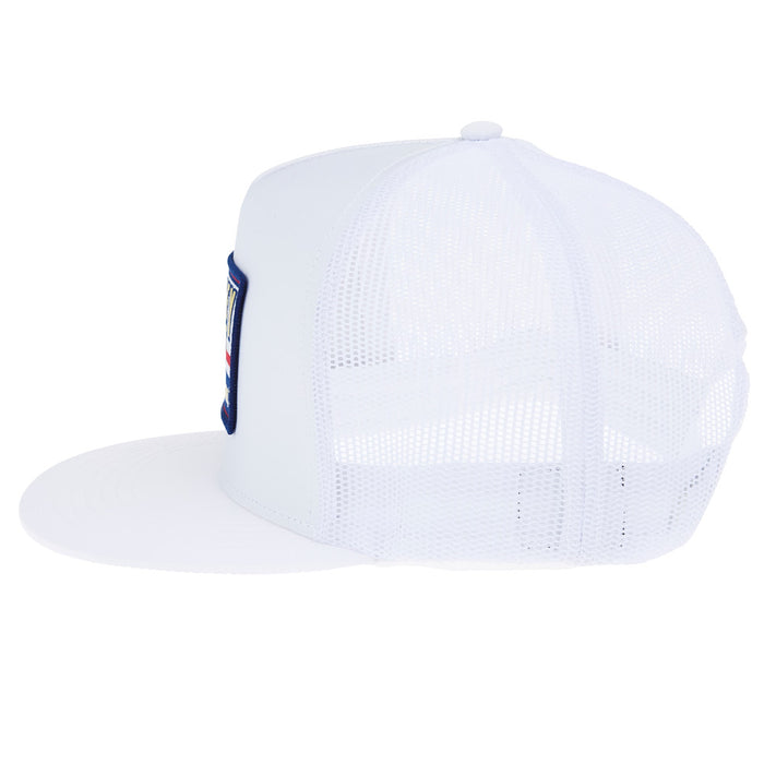 Whiskey Bent Hat Co Men's White Talladega Cap