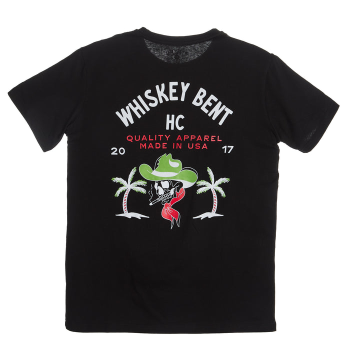 Whiskey Bent Hat Co Mens Black Tequila Time Tee