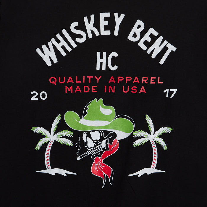 Whiskey Bent Hat Co Mens Black Tequila Time Tee