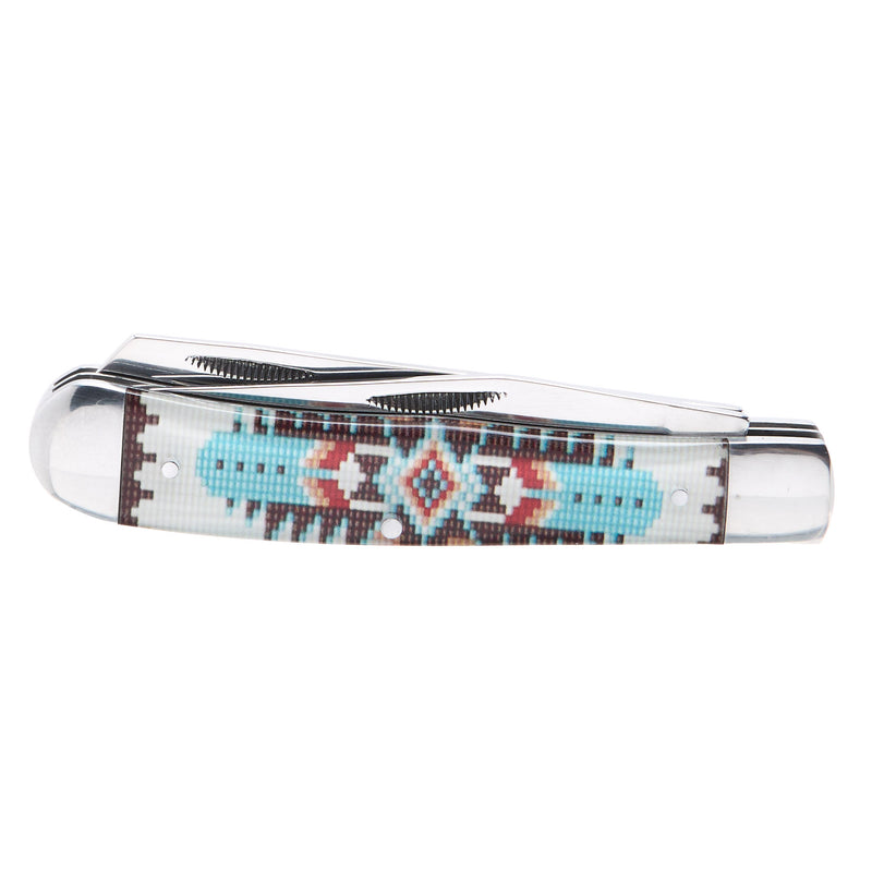 Whiskey Bent Knives Turquoise Bead Trapper