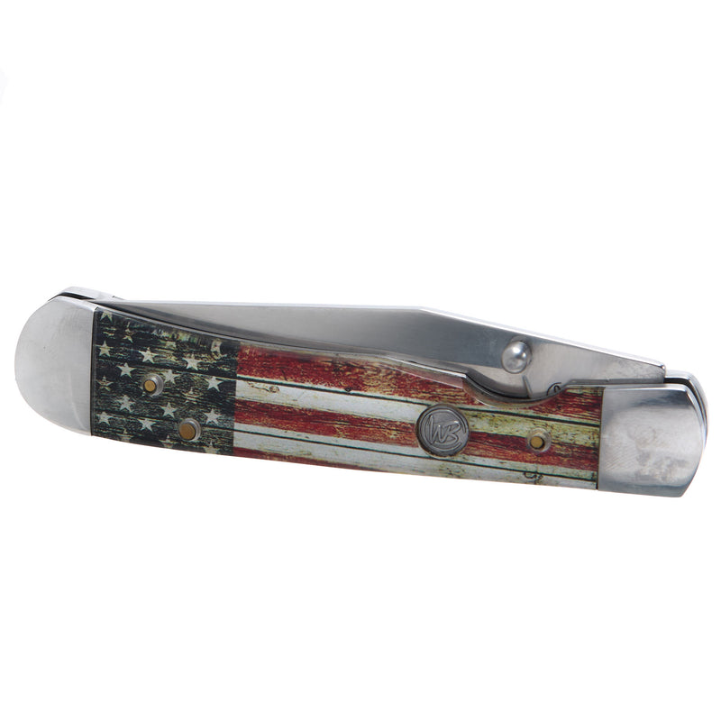 Whiskey Bent Knives Patriot Locking Trapper