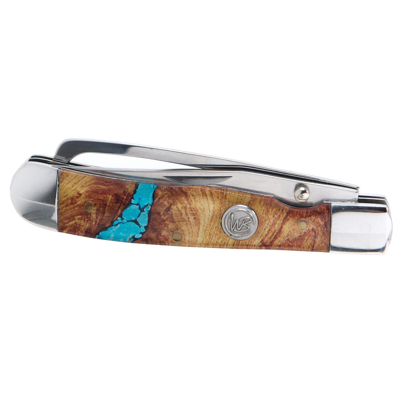 Whiskey Bent Hat Co. Turquoise River Hoofpick Knife