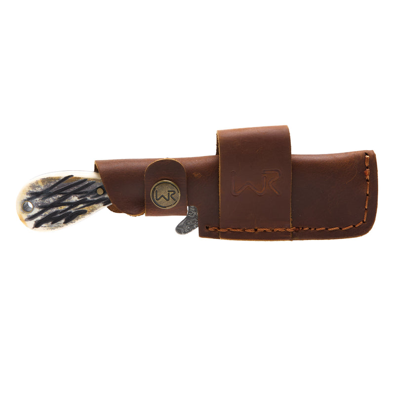 Whiskey Bent Knives Burnt Bone Bull Cutter