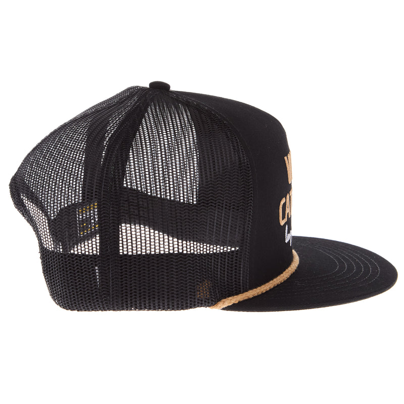 Whiskey Bent Hat Co Black and Gold Cap