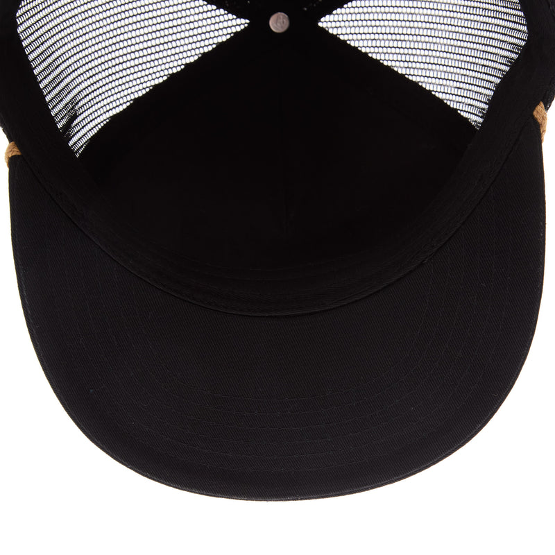 Whiskey Bent Hat Co Black and Gold Cap