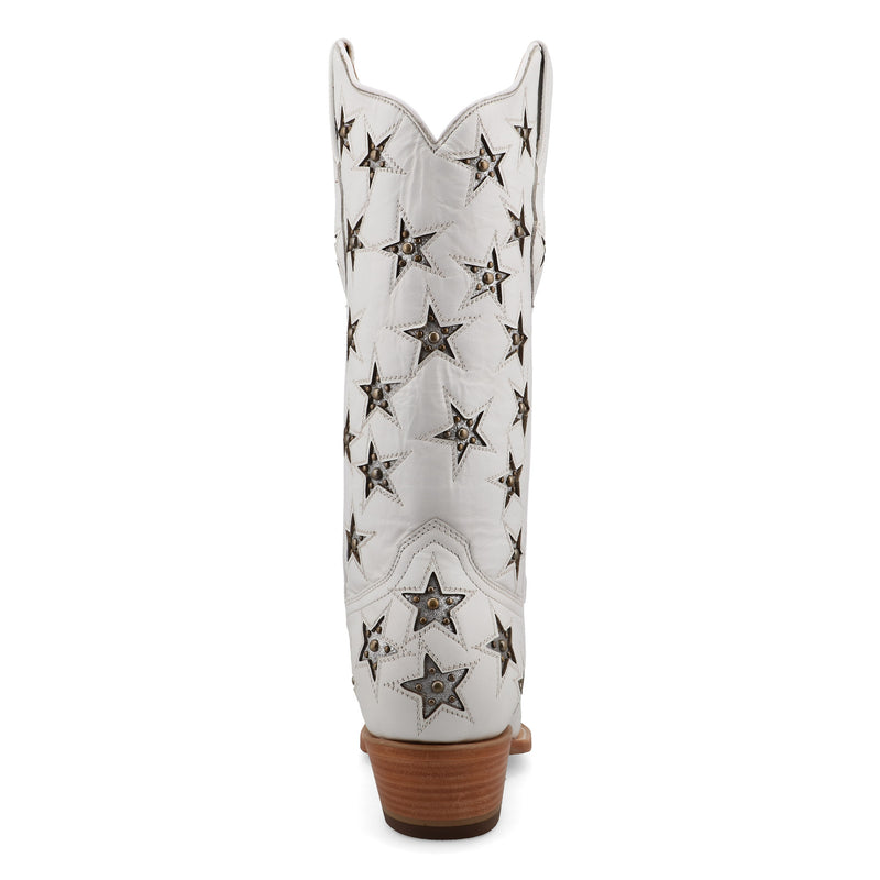 Black Star Women`s Marfa 12 In Ice & Silver Top Cowgirl Boot