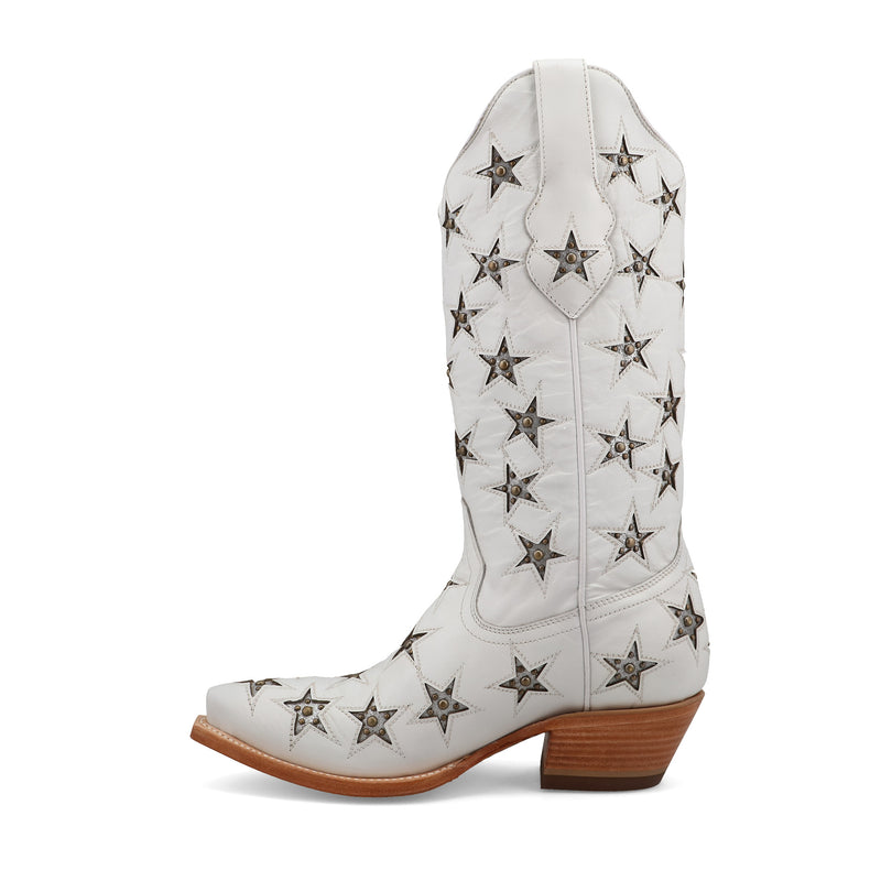 Black Star Women`s Marfa 12 In Ice & Silver Top Cowgirl Boot