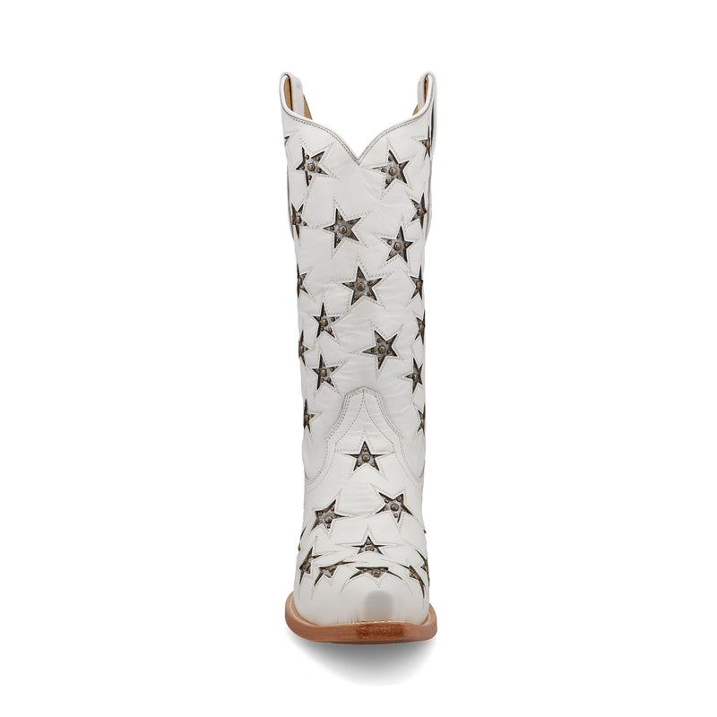 Black Star Women`s Marfa 12 In Ice & Silver Top Cowgirl Boot