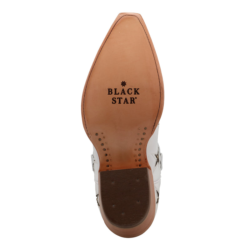 Black Star Women`s Marfa 12 In Ice & Silver Top Cowgirl Boot