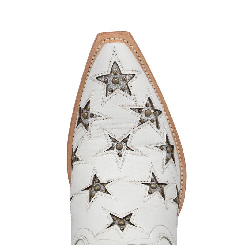 Black Star Women`s Marfa 12 In Ice & Silver Top Cowgirl Boot